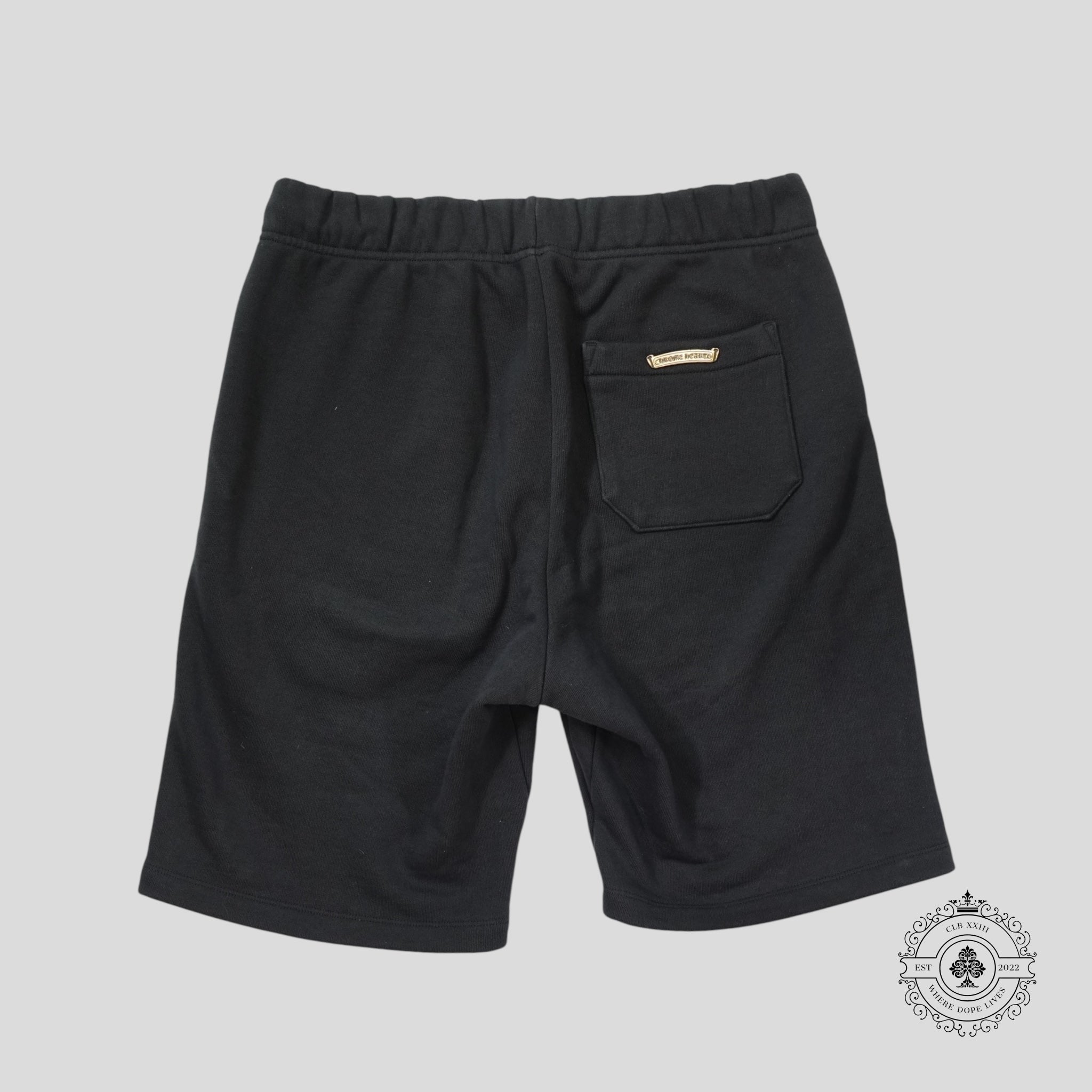 Shorts molletonnés Chrome Hearts Paper Jam noirs