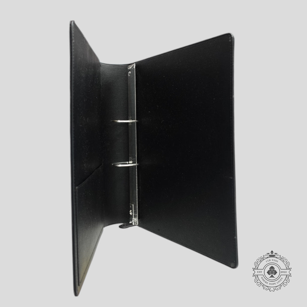 Classeur en cuir fer à cheval Chrome Hearts