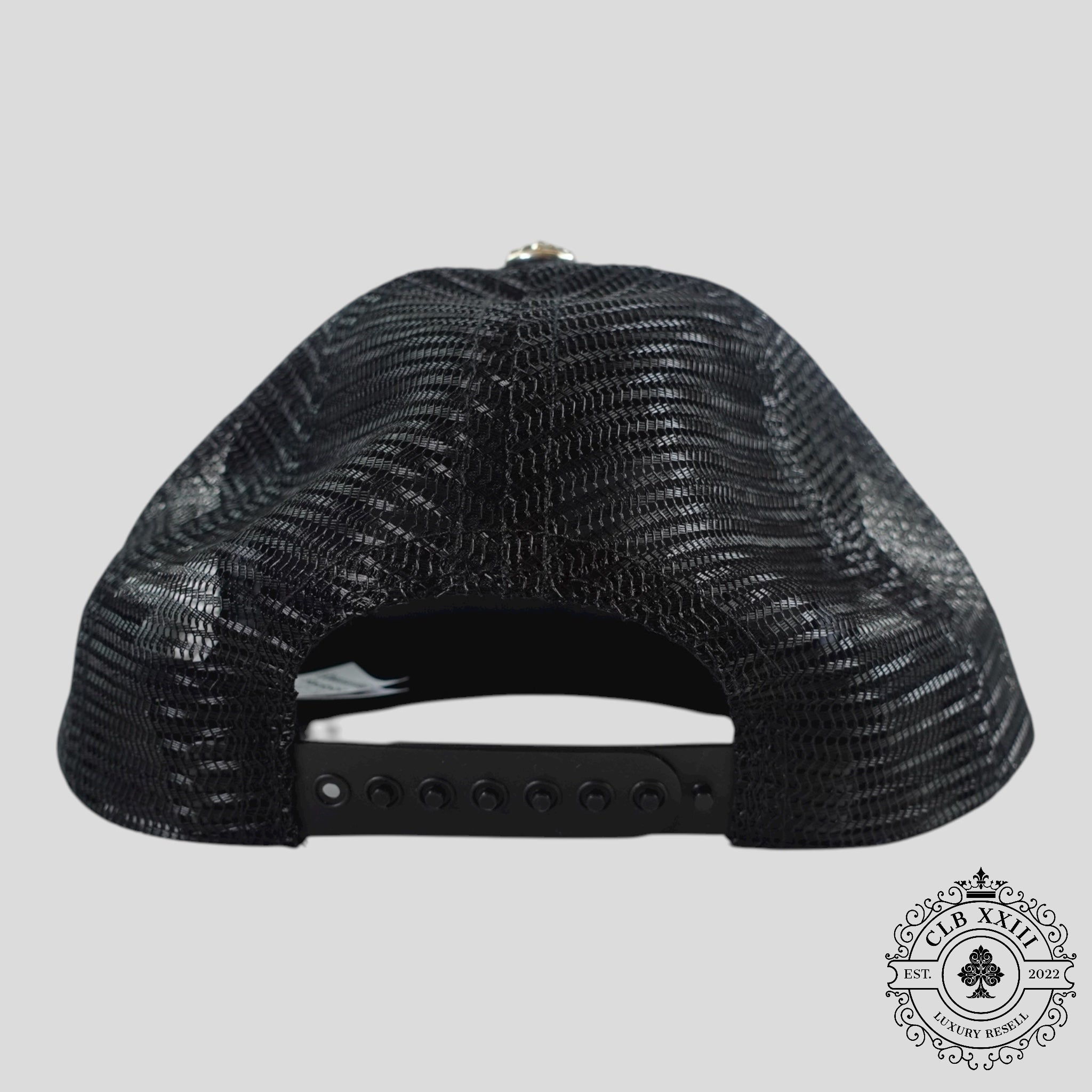 Casquette de camionneur noire Chrome Hearts Las Vegas CH Patch
