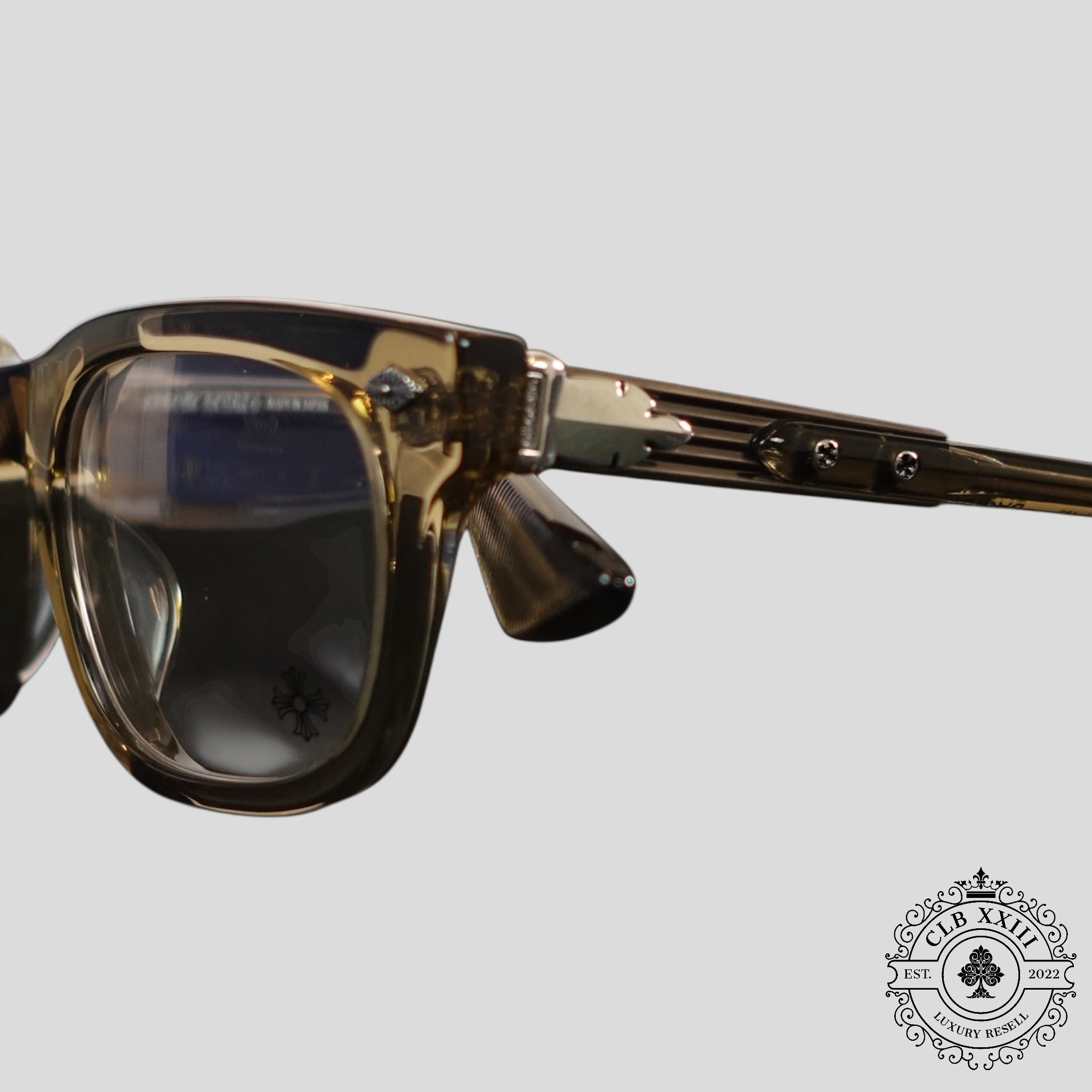Lunettes Chrome Hearts Baggins Vert Olive