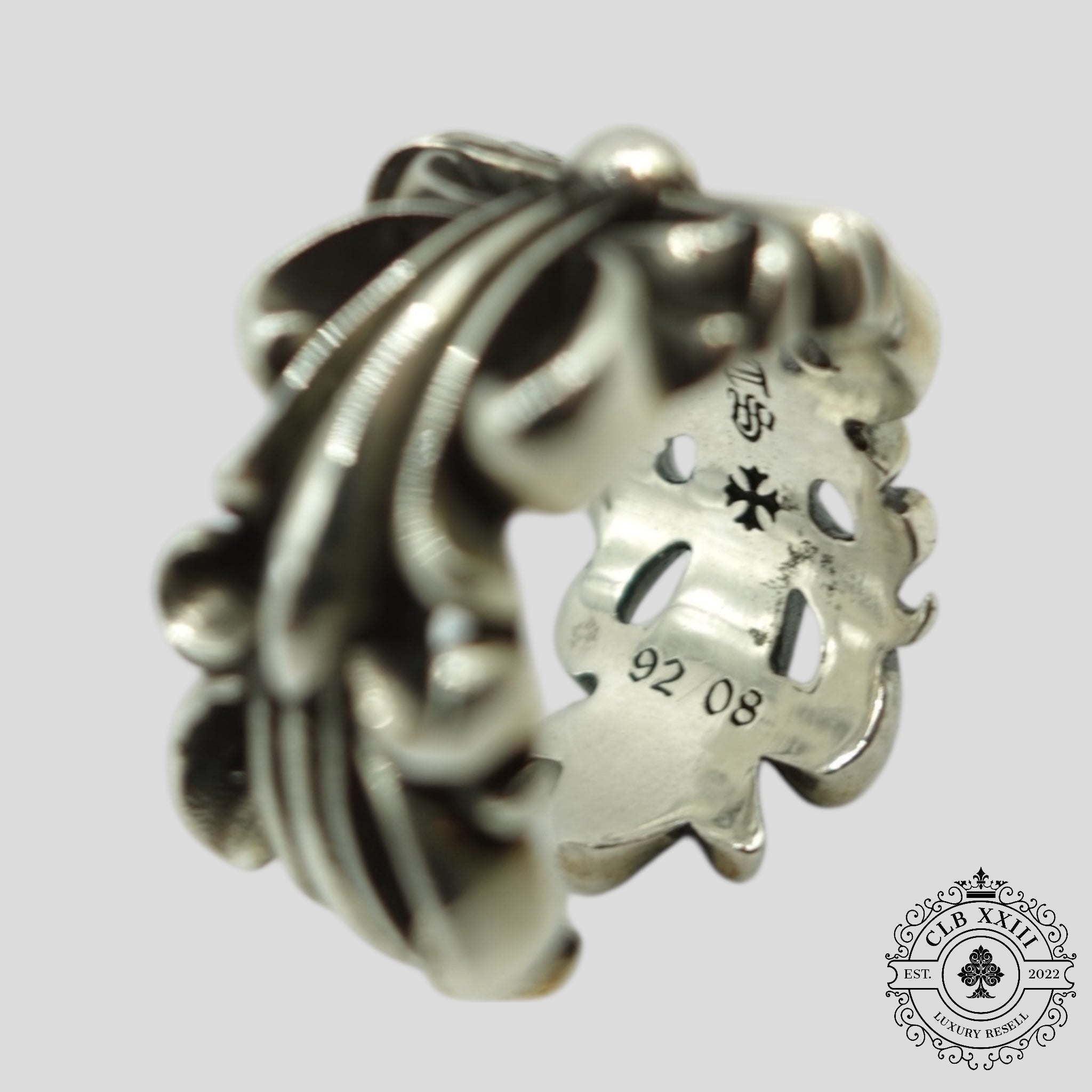 Bague double fleur Chrome Hearts