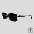 Lunettes de soleil Chrome Hearts Deep II en blanc/argent