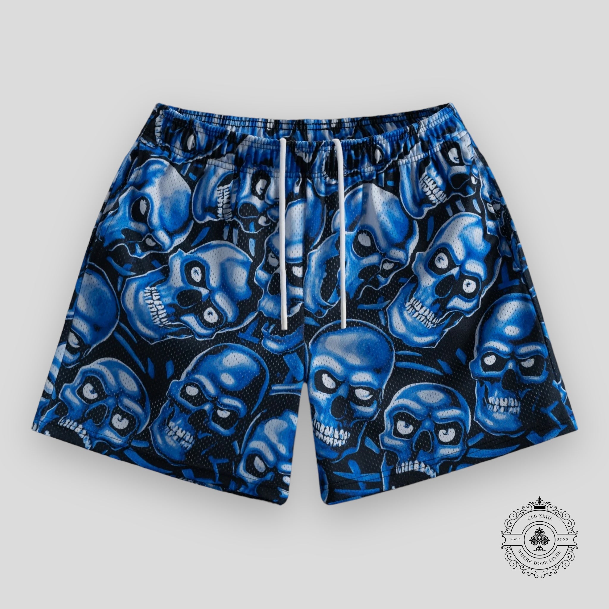 Shorts Skully Bravest Studios en bleu