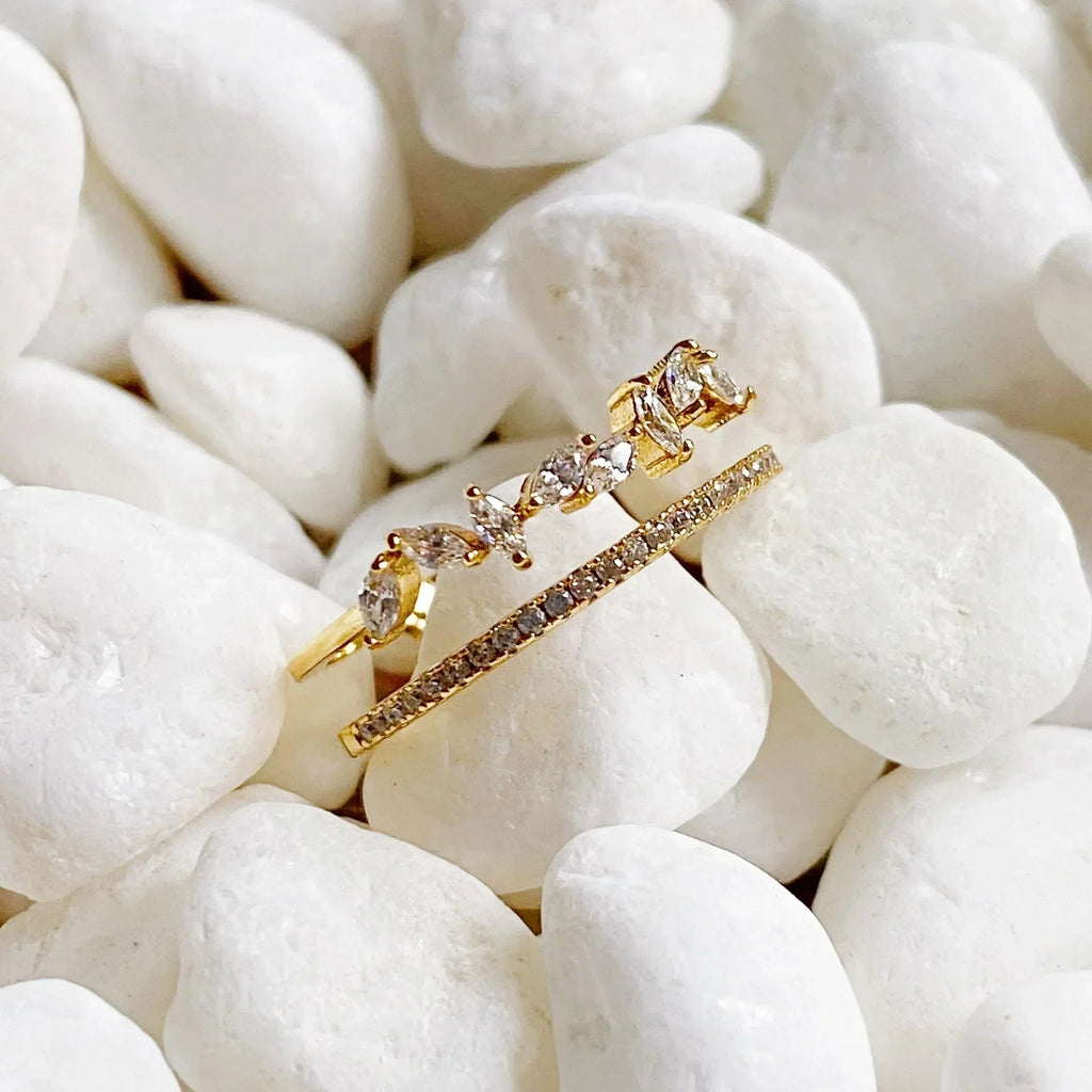 Bague sertie de bijoux Romance Française