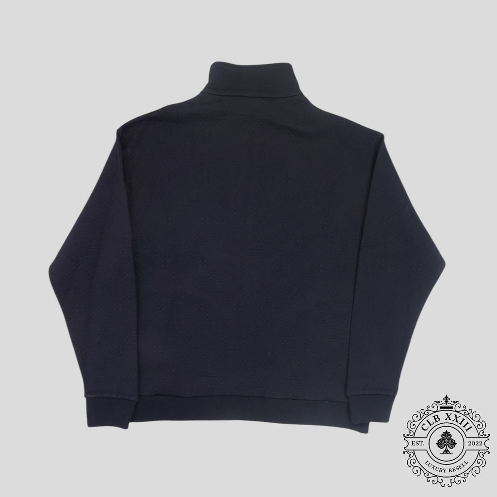Veste brodée Louis Vuitton Monogram bleu marine