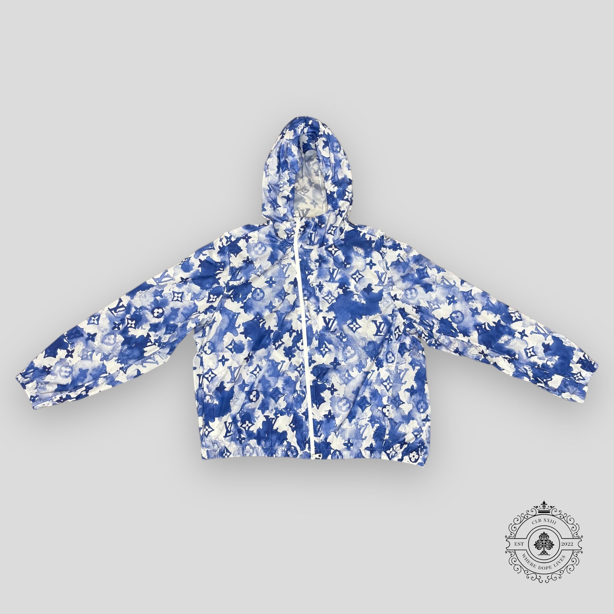 Coupe-vent Monogram Watercolor Louis Vuitton - Bleu