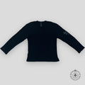 T-shirt thermique à manches longues Chrome Hearts noir
