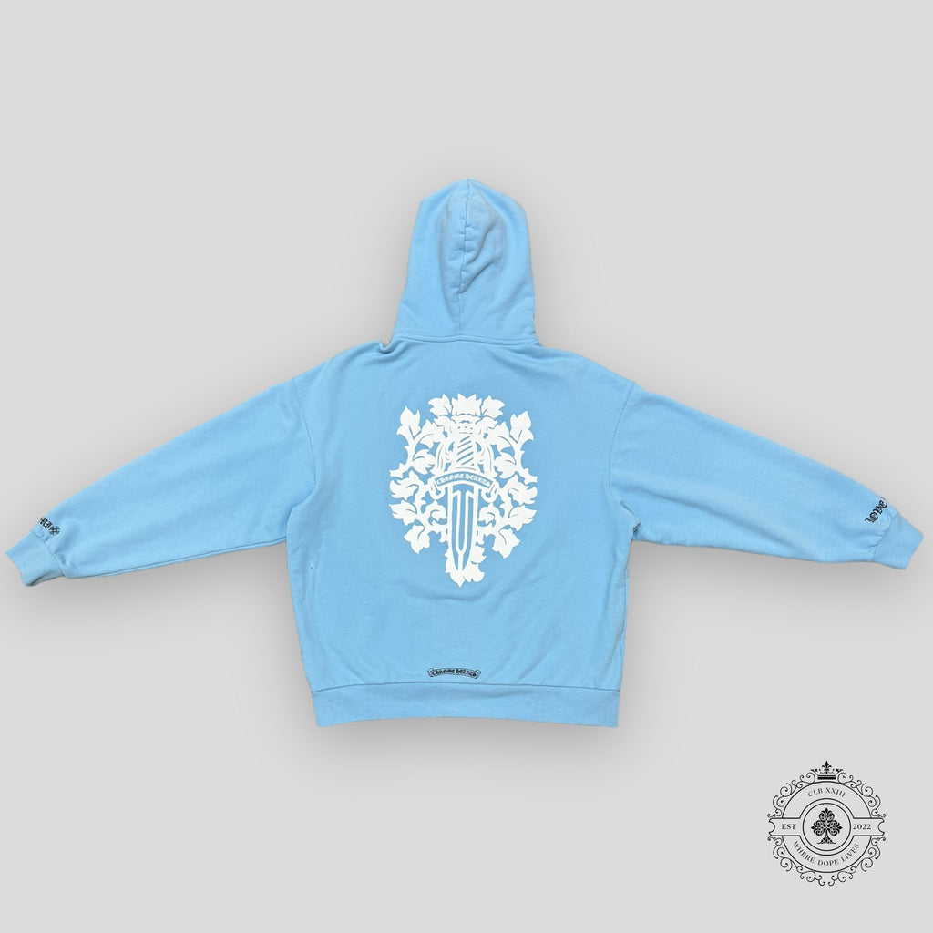 Sweat à capuche exclusif Chrome Hearts Miami Art Basel en bleu