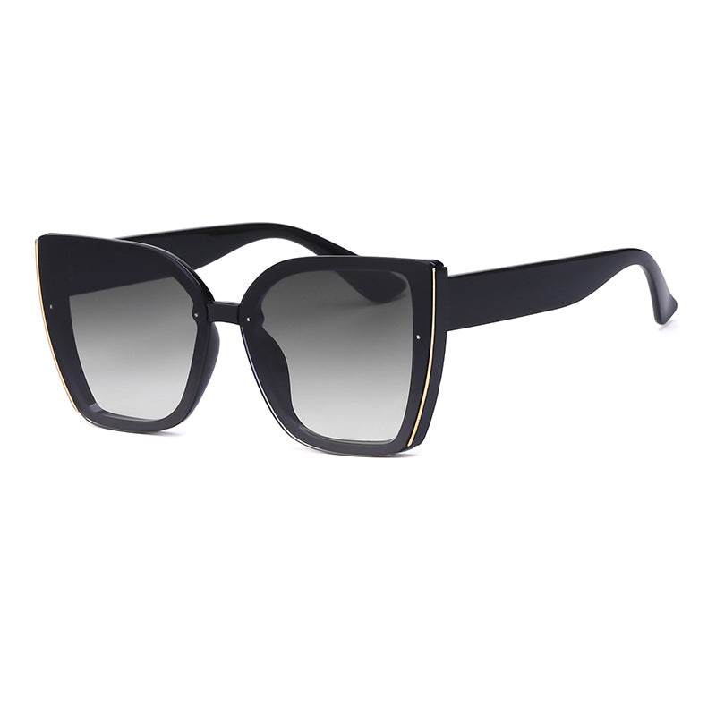 Lunettes de soleil œil-de-chat surdimensionnées pour femmes — Protection UV Tendance