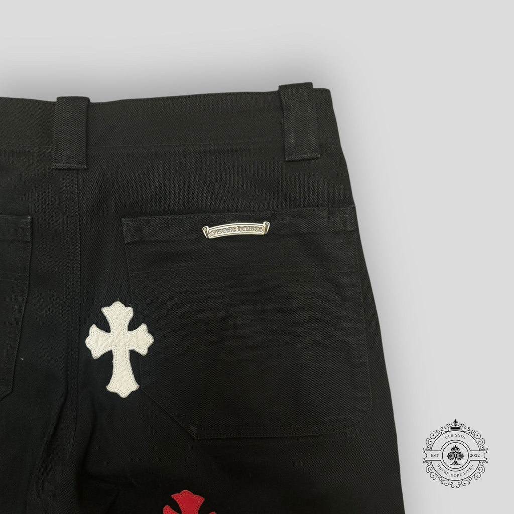 Pantalon cargo Chrome Hearts à croix brodées