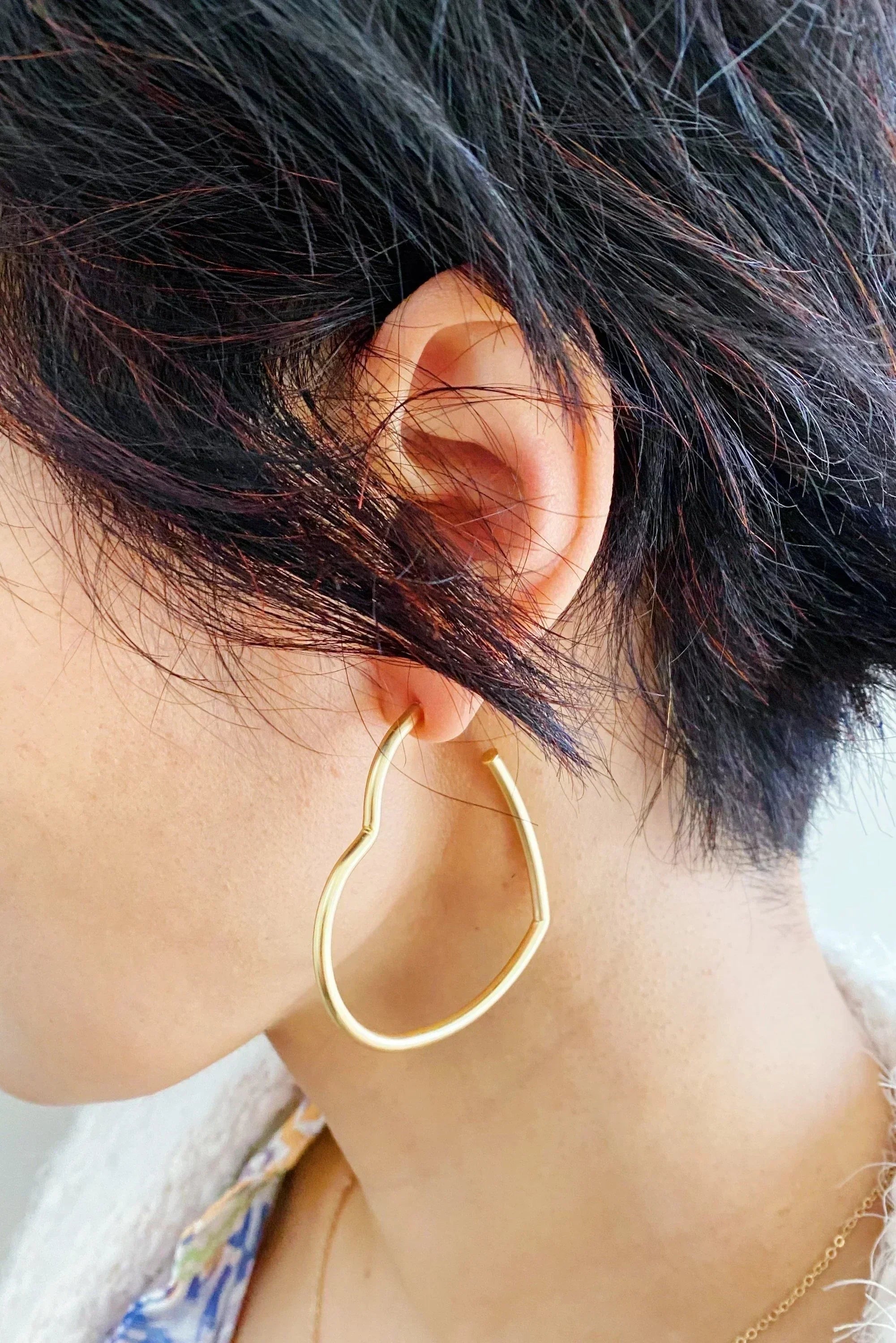 Boucles d'oreilles Cœurs intemporels, Or