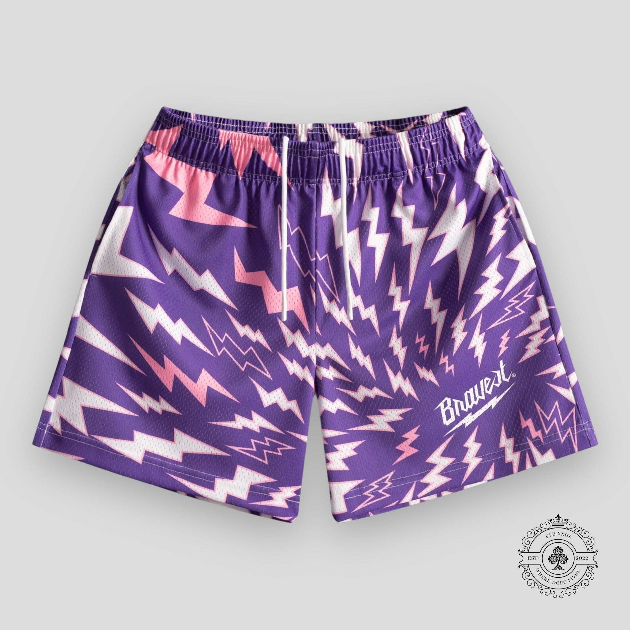 Short Lightning violet Bravest Studios