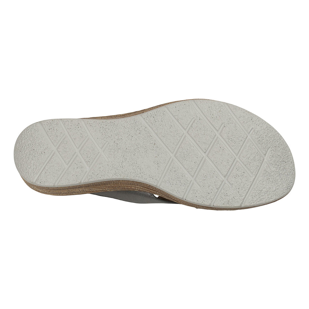 Sandales compensées bleues pour femme