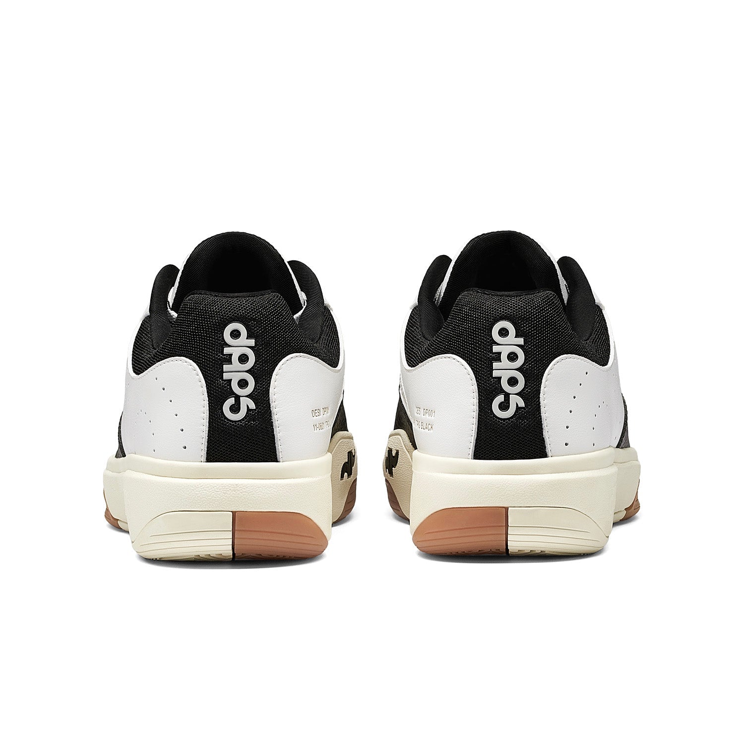 DAPS DESI Low – Noir/Blanc – Chaussures de pickleball pour femmes