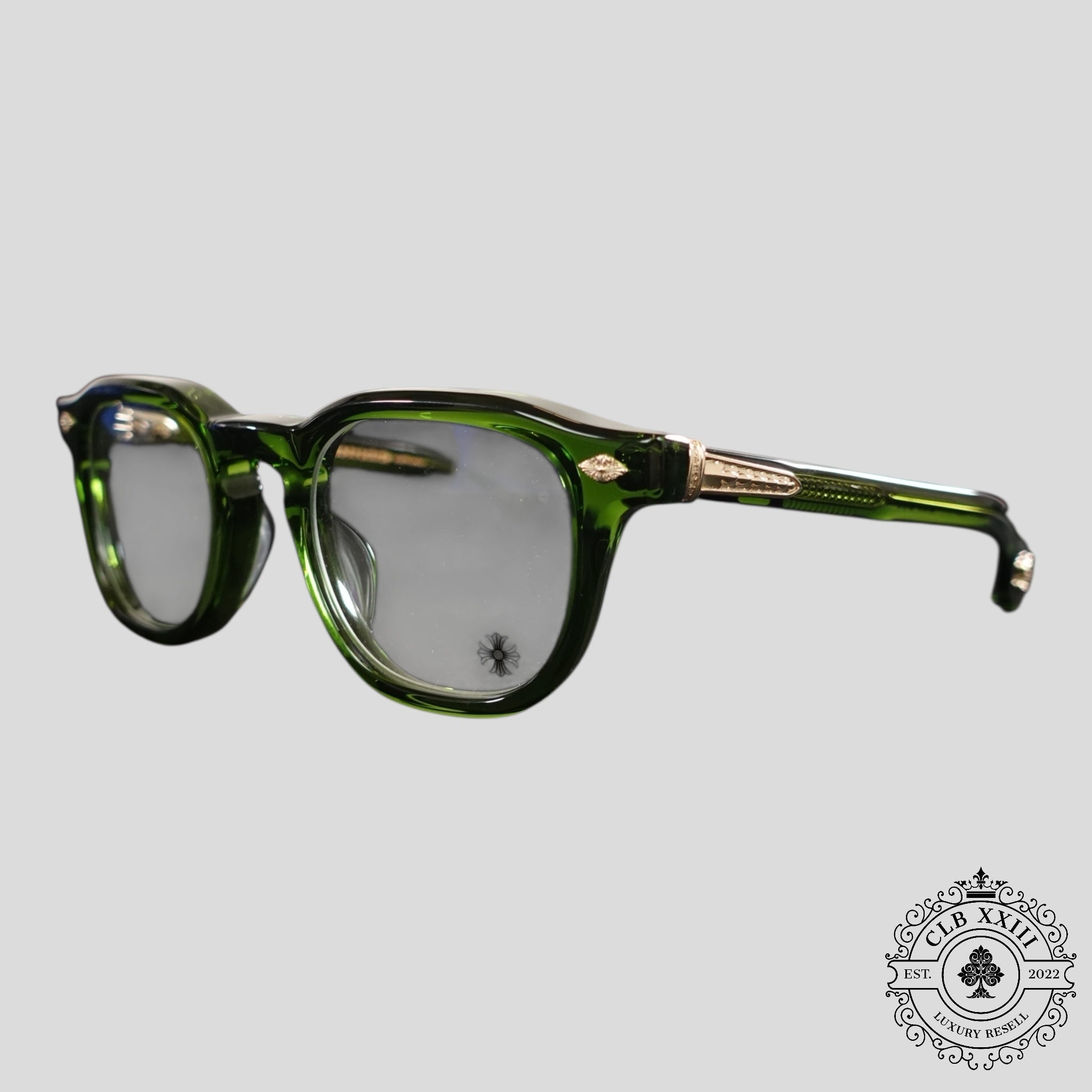 Lunettes Chrome Hearts Chirp Chirp vertes