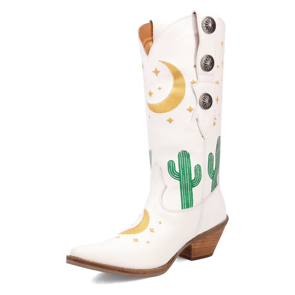 Bottes de cowboy en cuir pour femmes Dingo Pachita