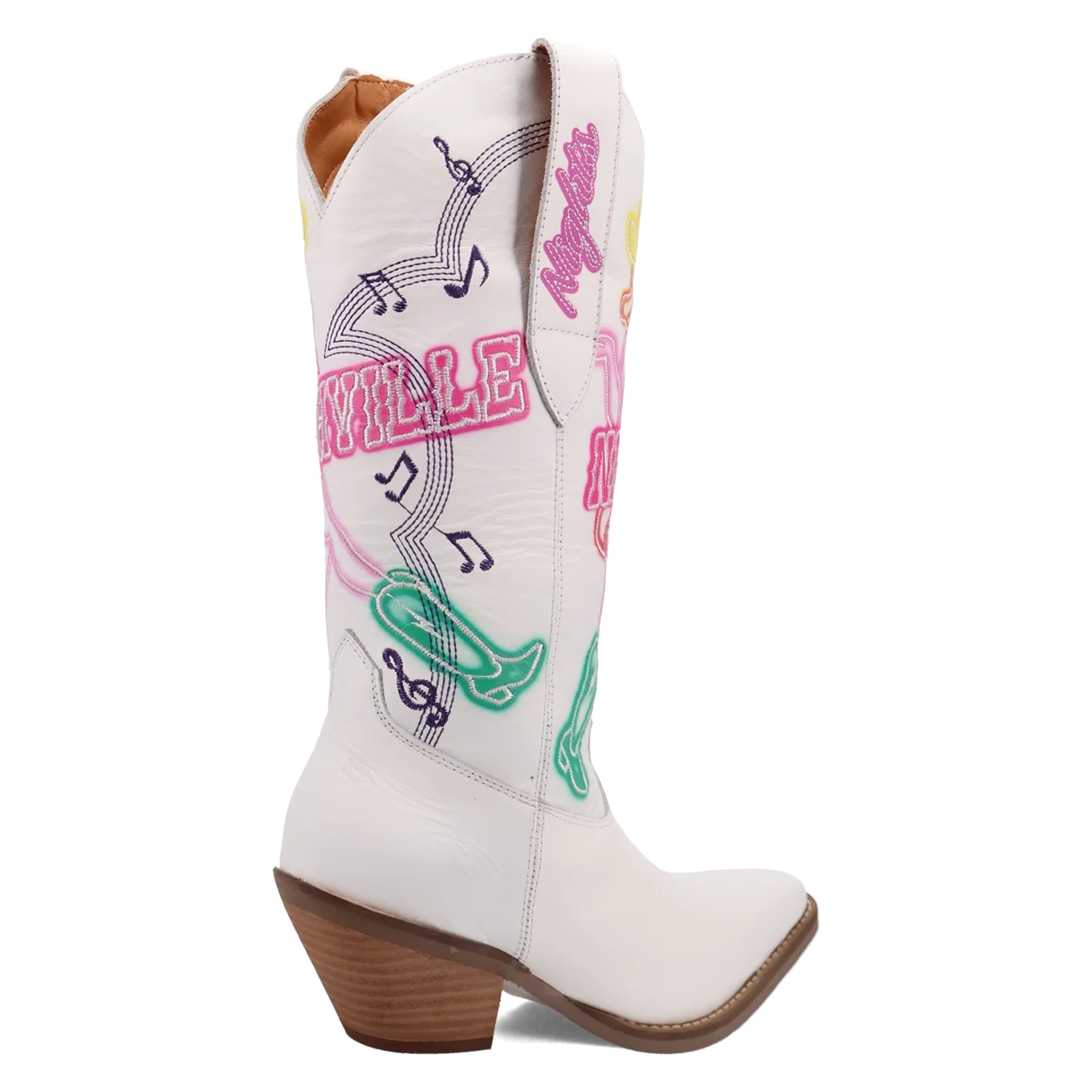 Bottes de Cowgirl en Cuir Dingo Nashville Nights pour Femme