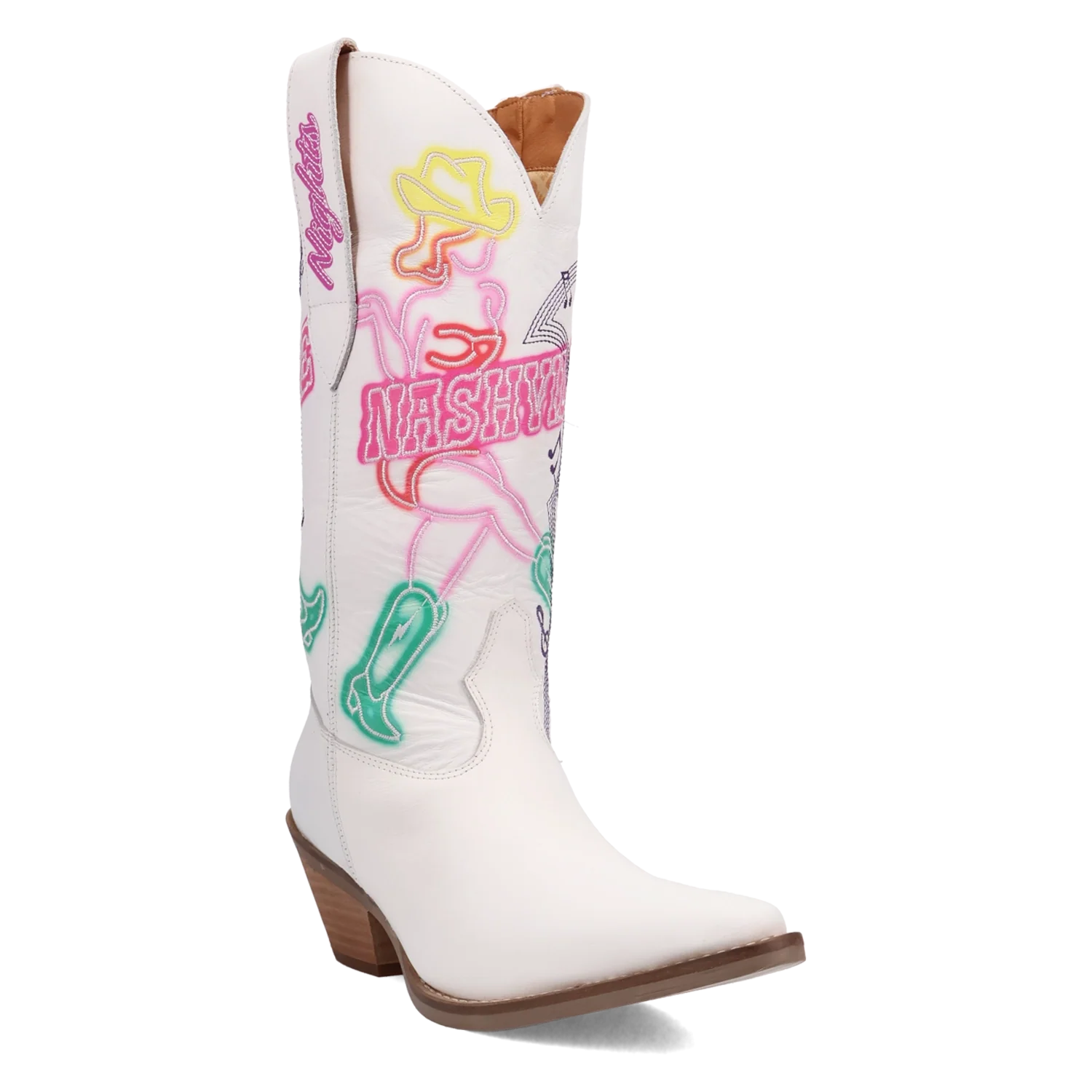Bottes de Cowgirl en Cuir Dingo Nashville Nights pour Femme