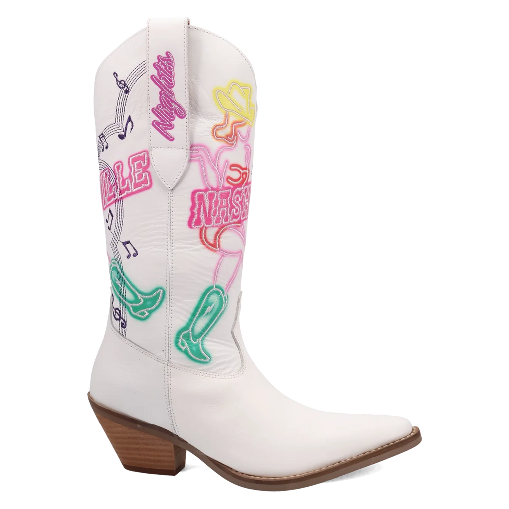 Bottes de Cowgirl en Cuir Dingo Nashville Nights pour Femme