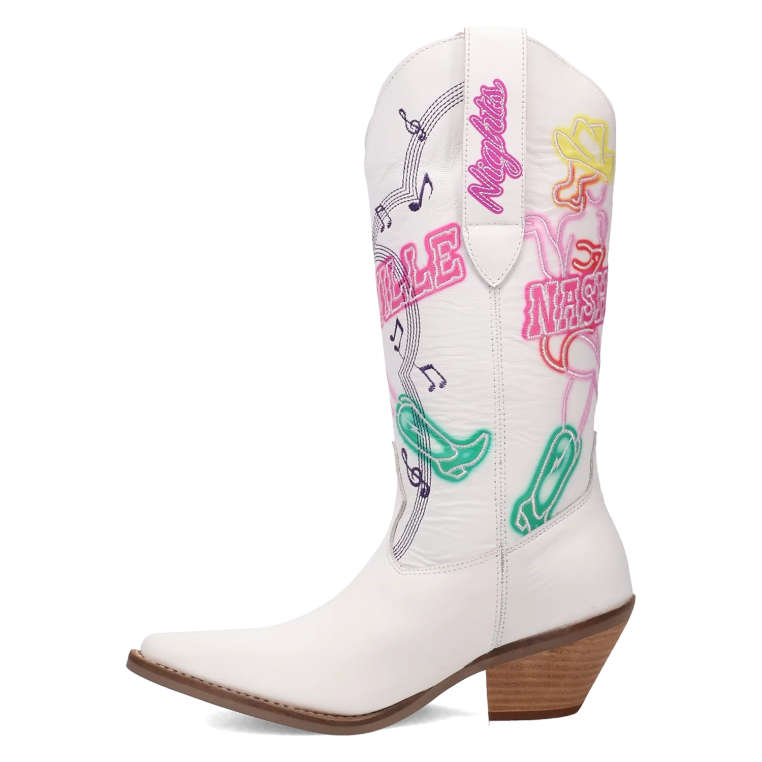 Bottes de Cowgirl en Cuir Dingo Nashville Nights pour Femme