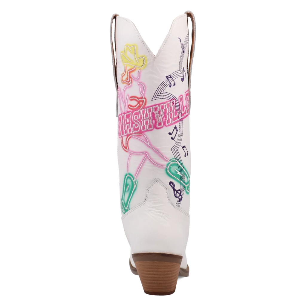 Bottes de Cowgirl en Cuir Dingo Nashville Nights pour Femme