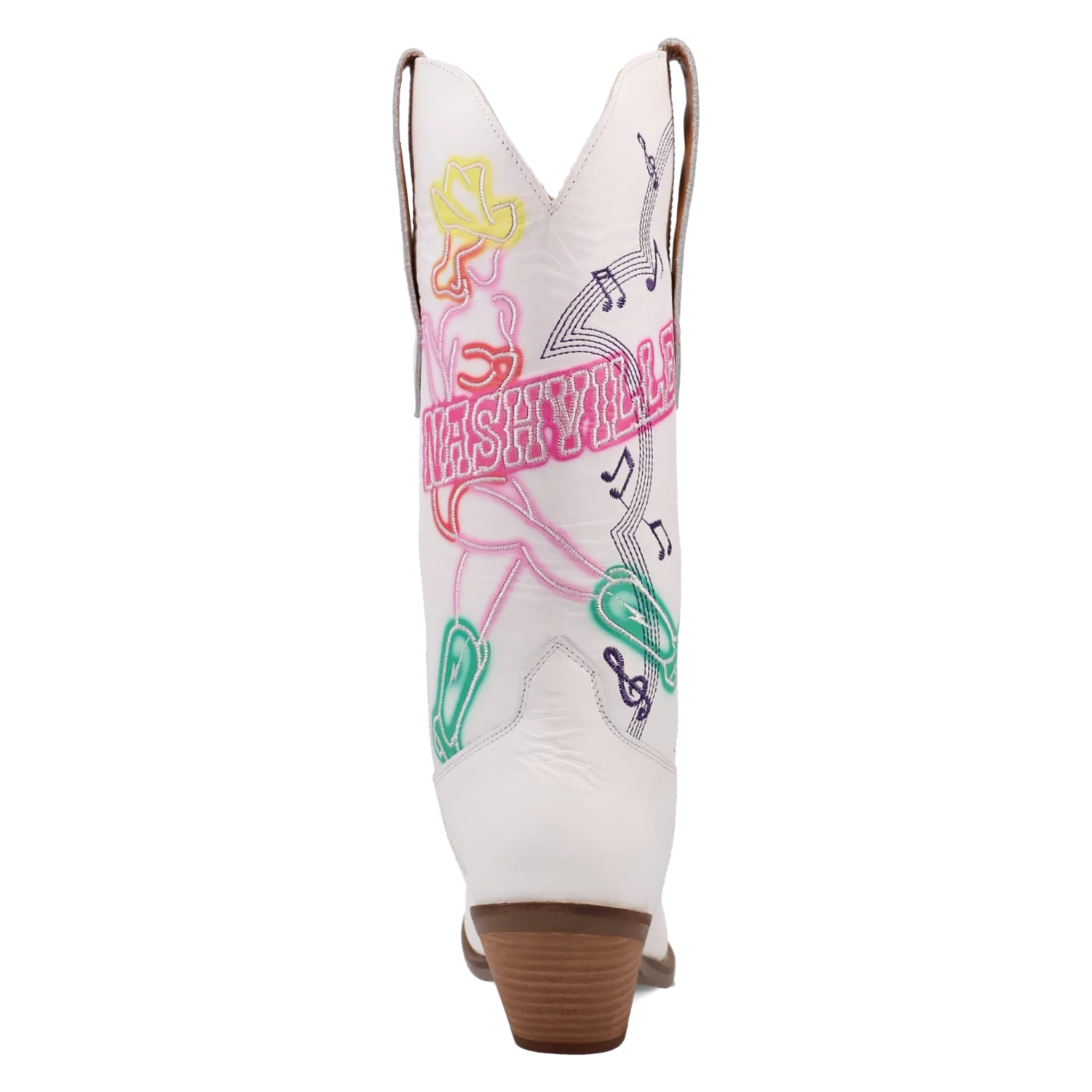 Bottes de Cowgirl en Cuir Dingo Nashville Nights pour Femme