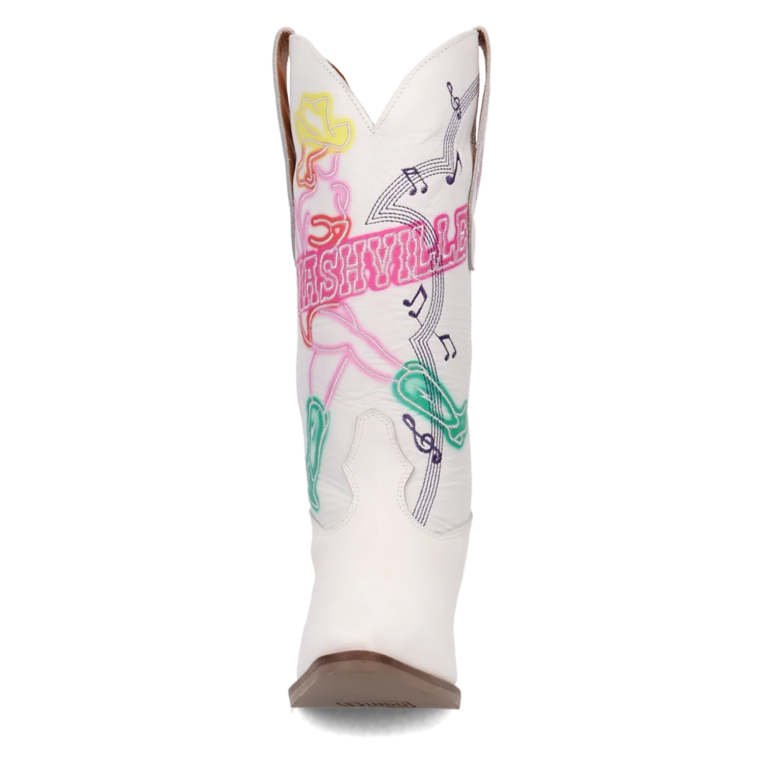 Bottes de Cowgirl en Cuir Dingo Nashville Nights pour Femme