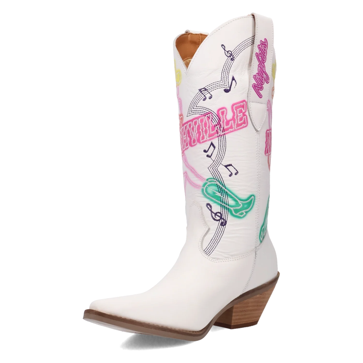 Bottes de Cowgirl en Cuir Dingo Nashville Nights pour Femme