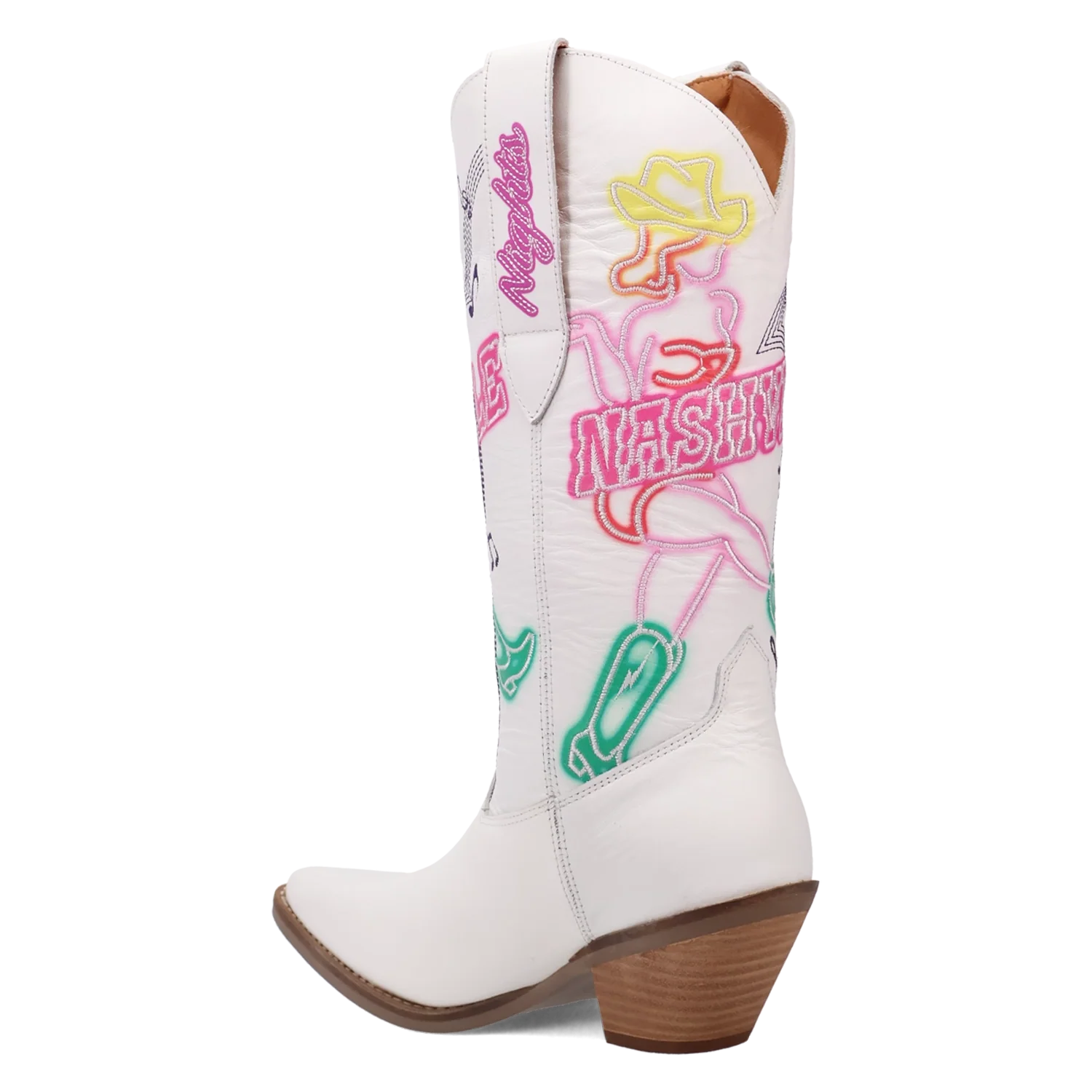 Bottes de Cowgirl en Cuir Dingo Nashville Nights pour Femme
