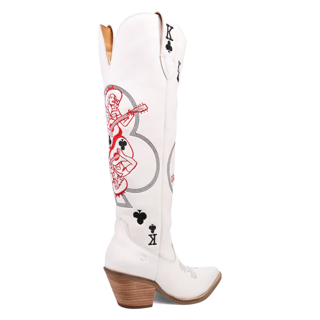 Dingo King of Clubs - Bottes de cow-girl en cuir pour femmes
