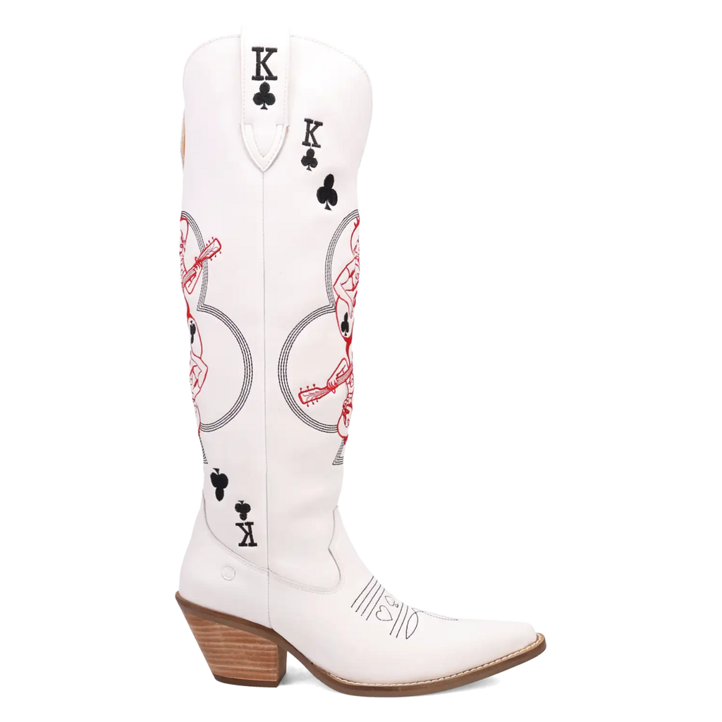 Dingo King of Clubs - Bottes de cow-girl en cuir pour femmes
