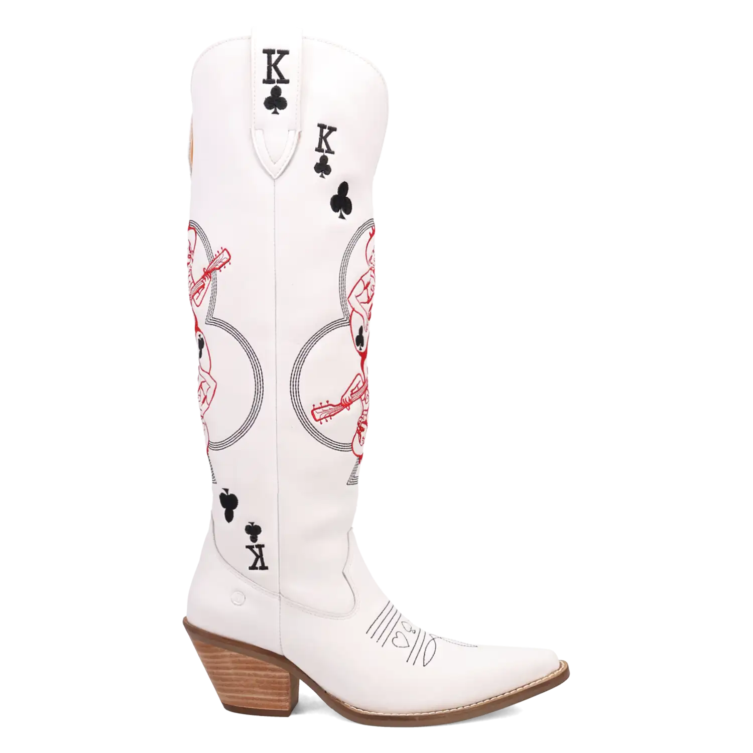 Dingo King of Clubs - Bottes de cow-girl en cuir pour femmes