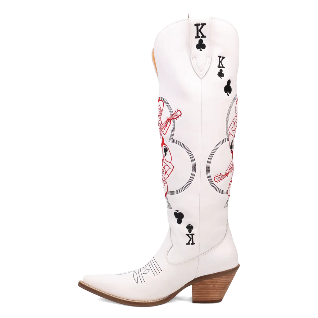 Dingo King of Clubs - Bottes de cow-girl en cuir pour femmes