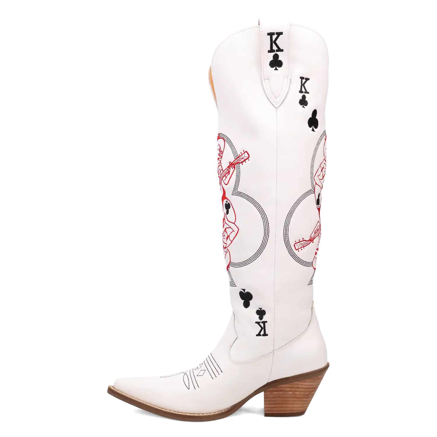 Dingo King of Clubs - Bottes de cow-girl en cuir pour femmes
