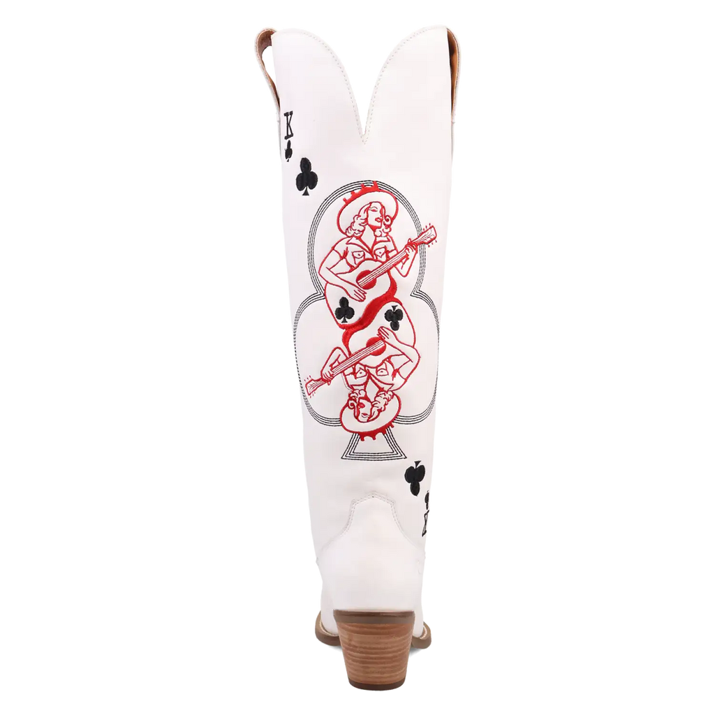 Dingo King of Clubs - Bottes de cow-girl en cuir pour femmes