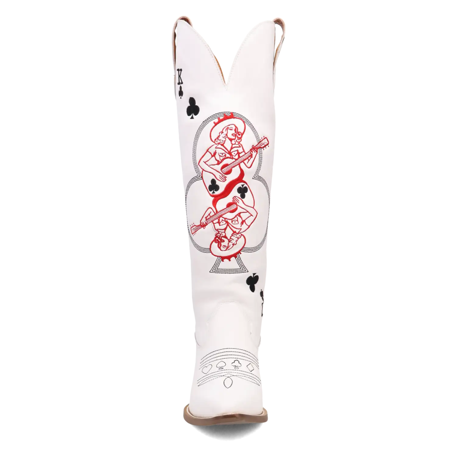 Dingo King of Clubs - Bottes de cow-girl en cuir pour femmes