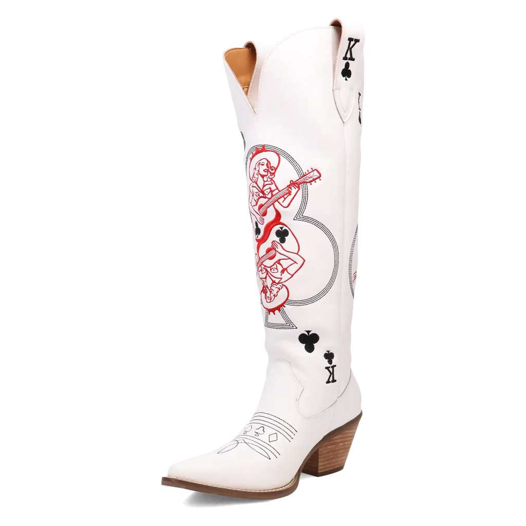 Dingo King of Clubs - Bottes de cow-girl en cuir pour femmes