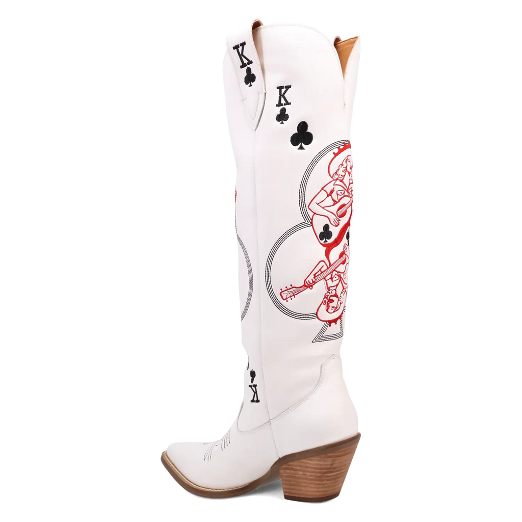 Dingo King of Clubs - Bottes de cow-girl en cuir pour femmes