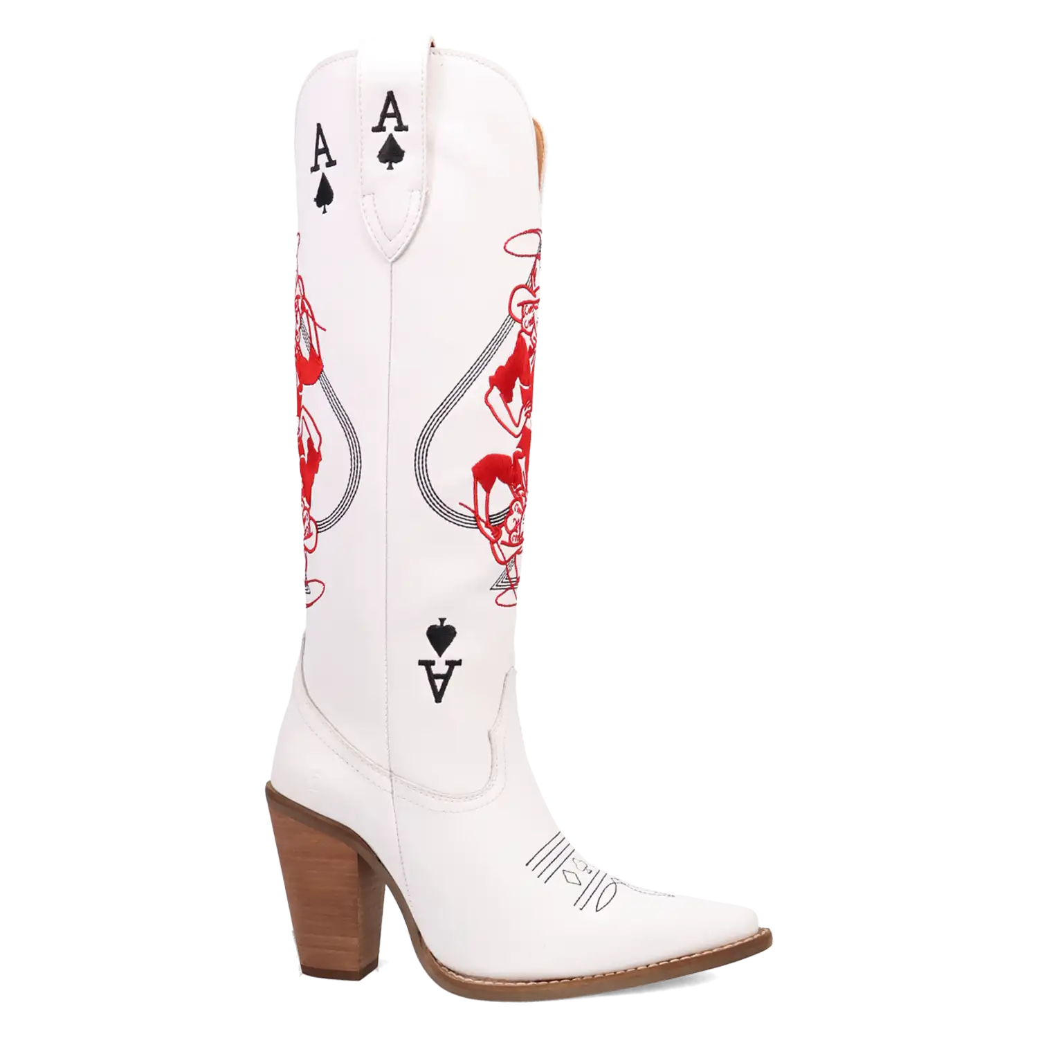 Bottes de cowgirl en cuir Dingo Ace of Spades pour femme