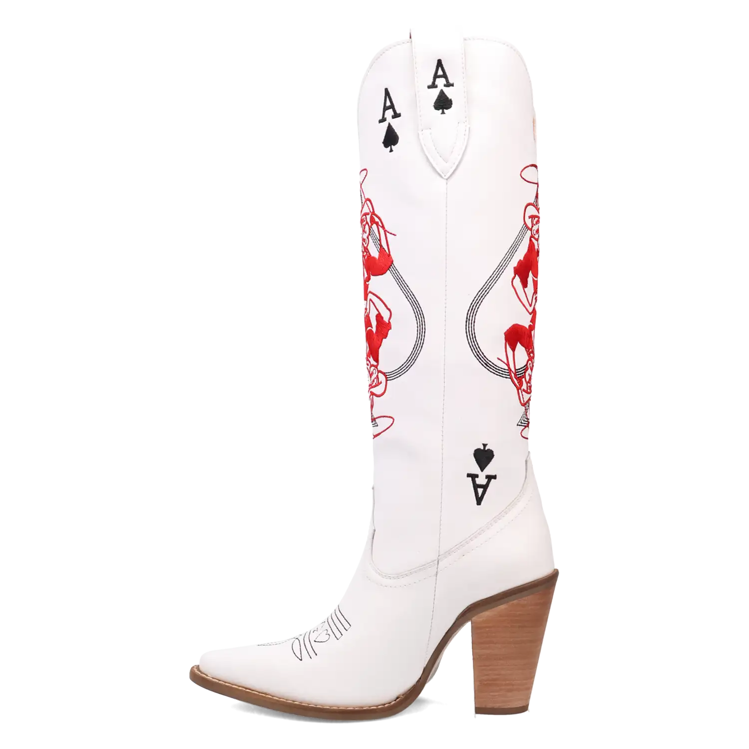 Bottes de cowgirl en cuir Dingo Ace of Spades pour femme