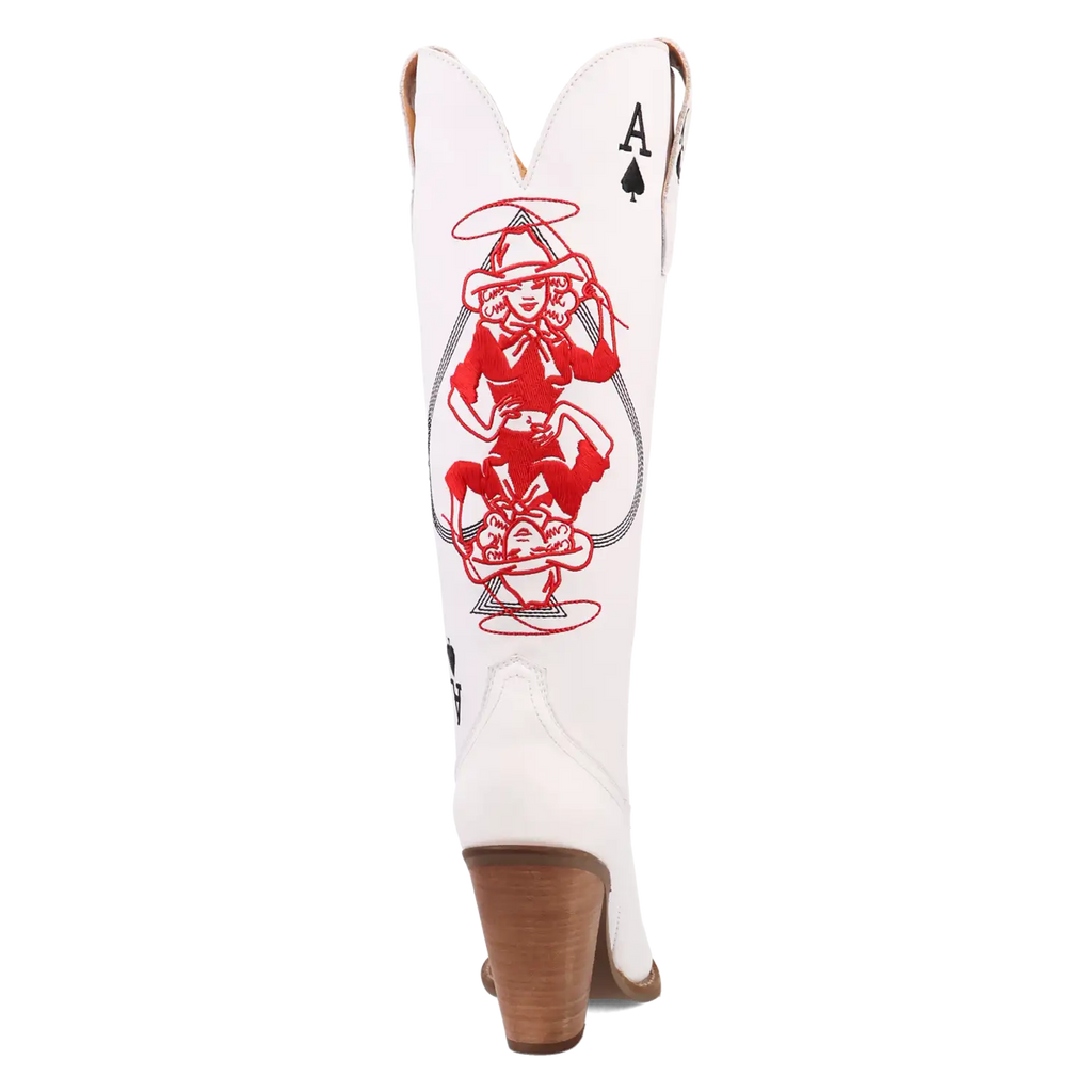 Bottes de cowgirl en cuir Dingo Ace of Spades pour femme