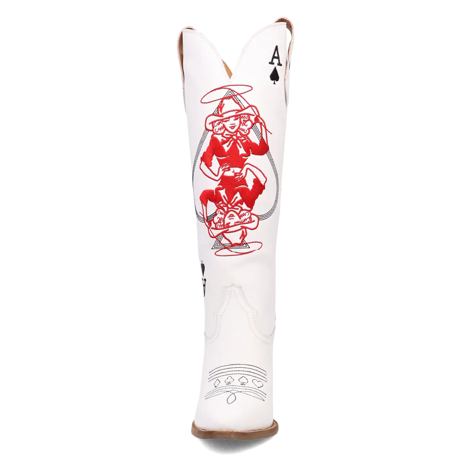 Bottes de cowgirl en cuir Dingo Ace of Spades pour femme