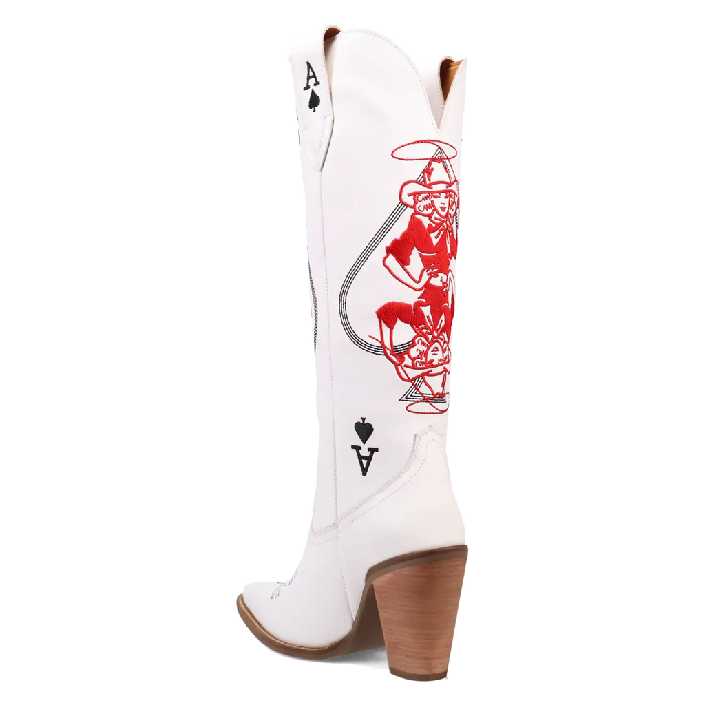 Bottes de cowgirl en cuir Dingo Ace of Spades pour femme