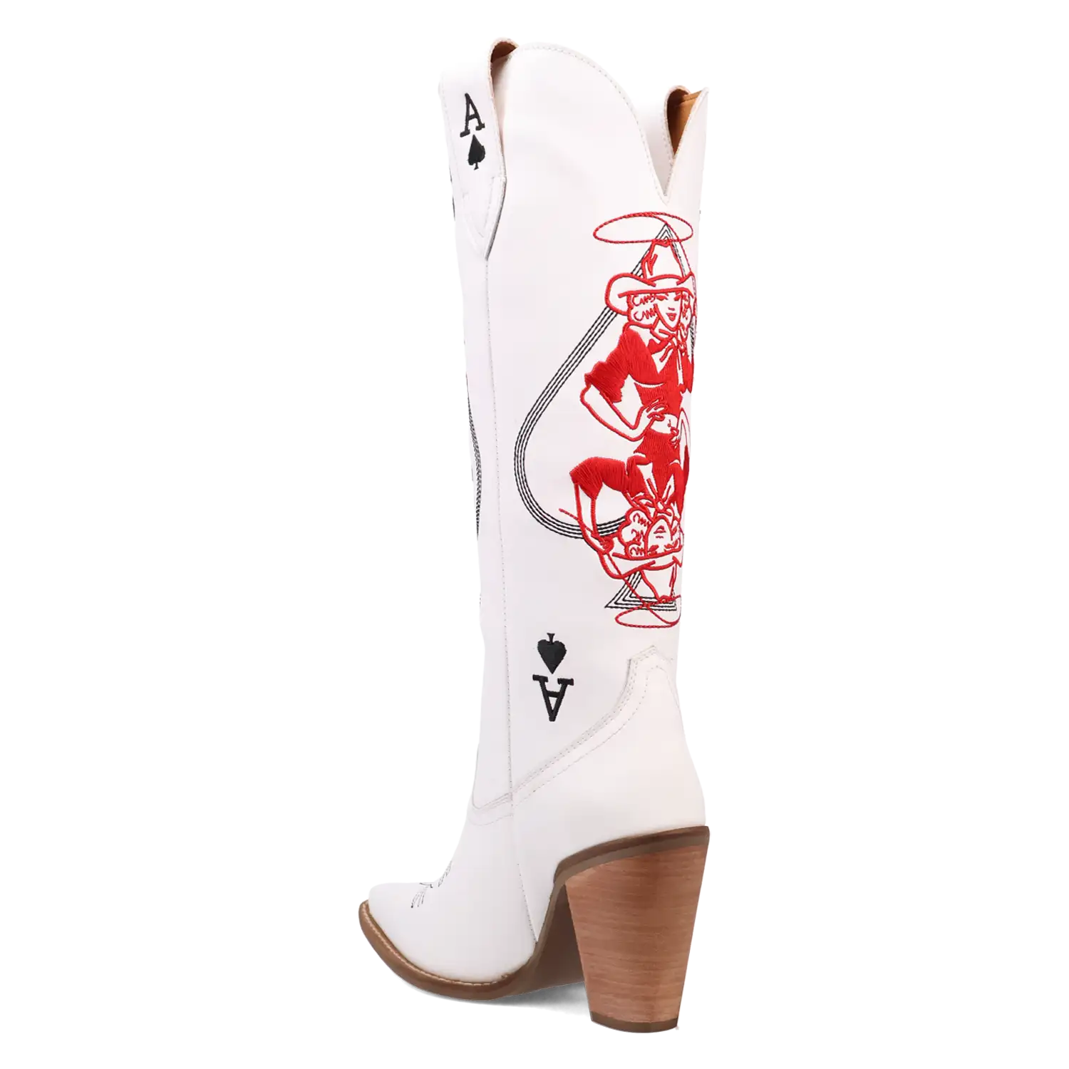Bottes de cowgirl en cuir Dingo Ace of Spades pour femme