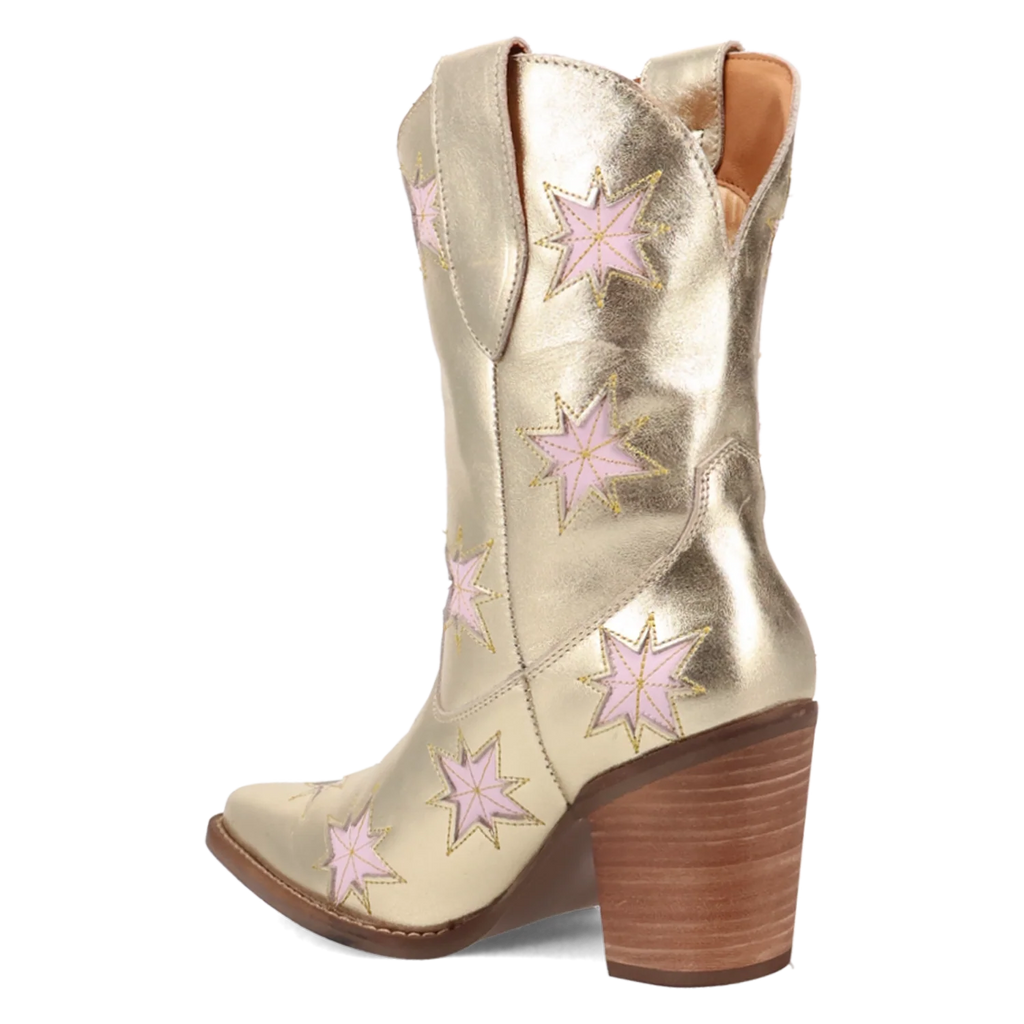 Dingo Starburst - Bottes de cow-girl en cuir pour femme