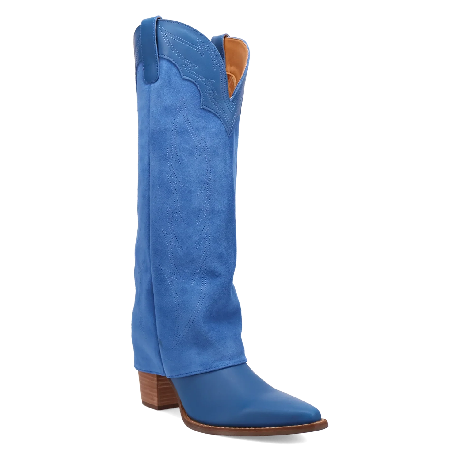 Bottes western en cuir Dingo Wild Fire pour femme