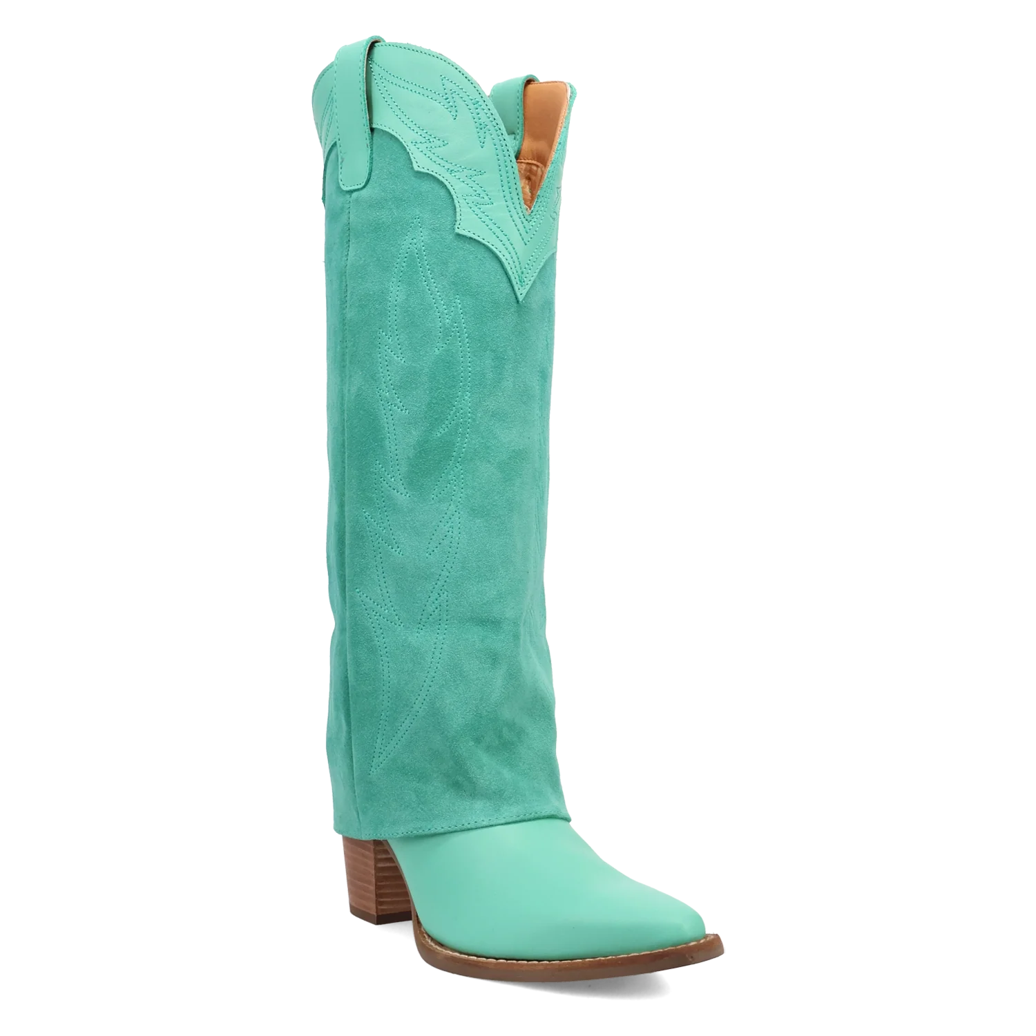 Bottes western en cuir Dingo Wild Fire pour femme