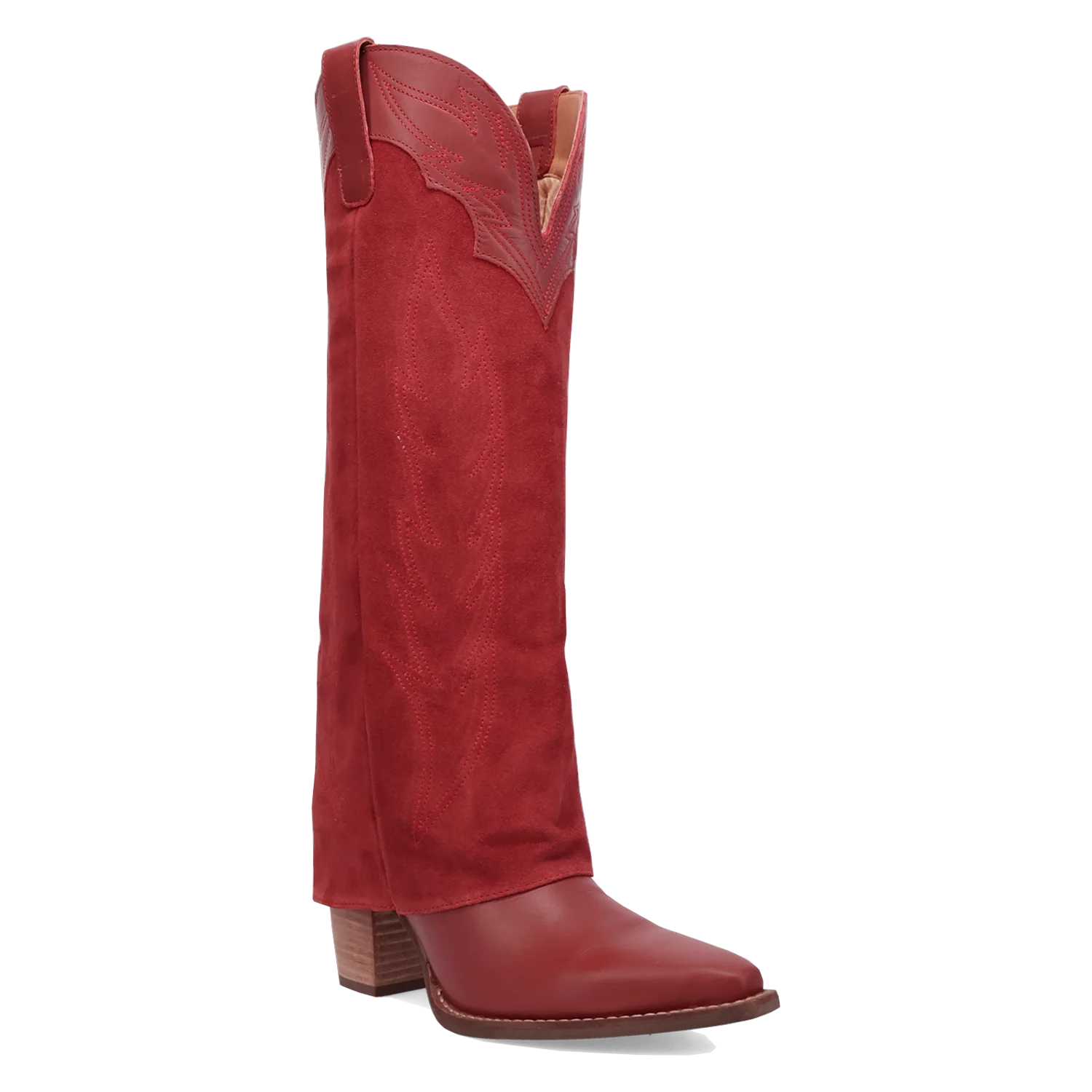 Bottes western en cuir Dingo Wild Fire pour femme