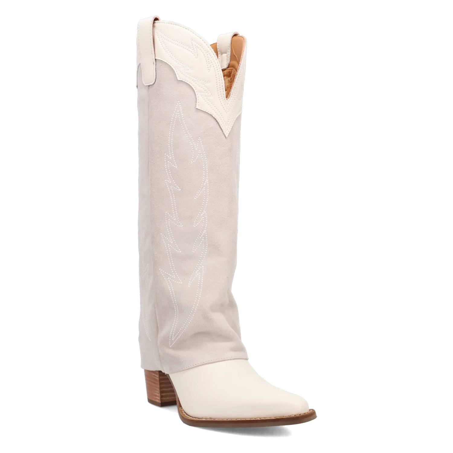 Bottes western en cuir Dingo Wild Fire pour femme