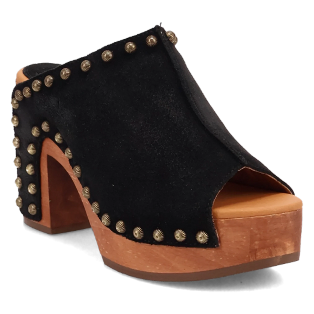 Dingo Echo - Sandales compensées en bois pour femme